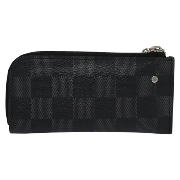 LOUIS VUITTON Damier Graphite Pochette Cles Coin Purse - Picture 2 of 15